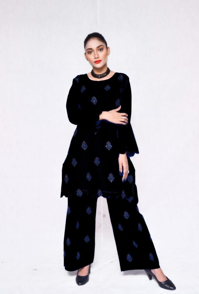 2025 Summer Collection stitched 2pcs suit - Image 5