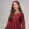 Maria luxury Collection Frok with Embroided