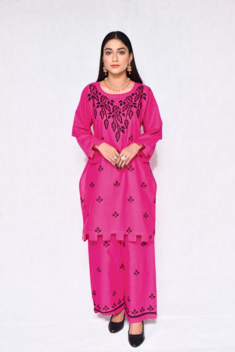 2025 Summer Collection stitched 2pcs suit - Image 4