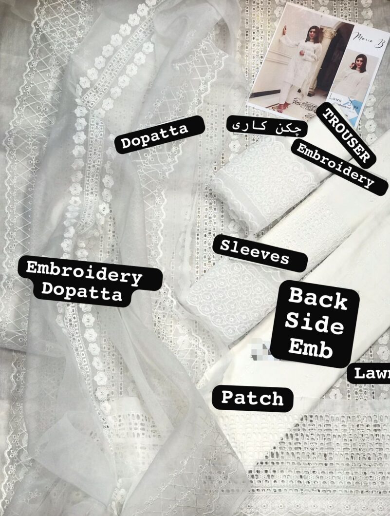 3 PC Maria B luxury collection - Image 2