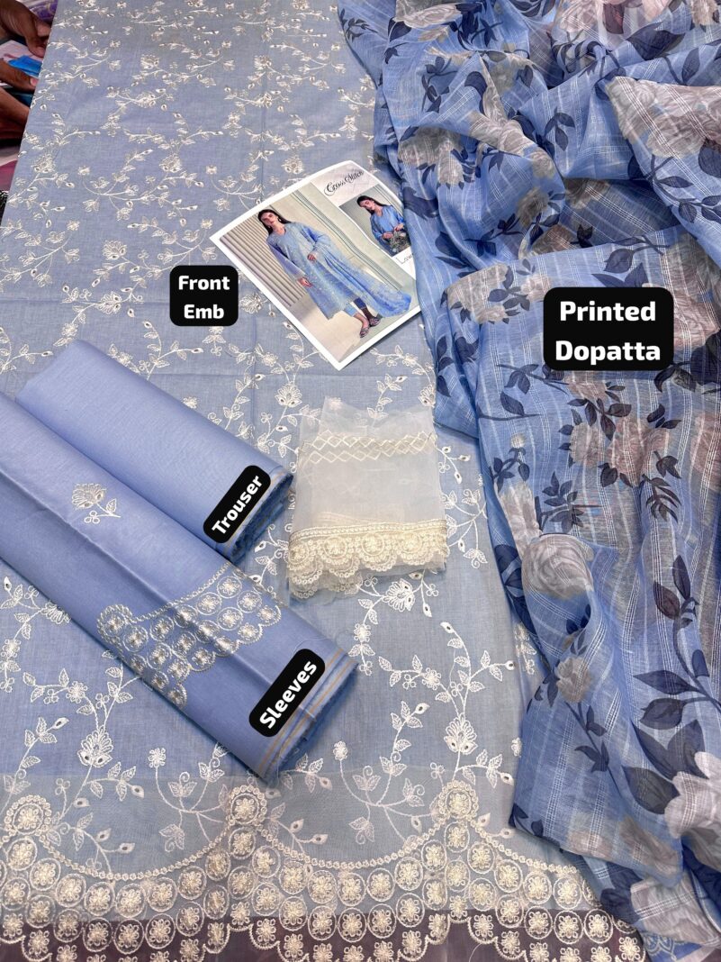 3 PC Cross stich Luxury collection - Image 2